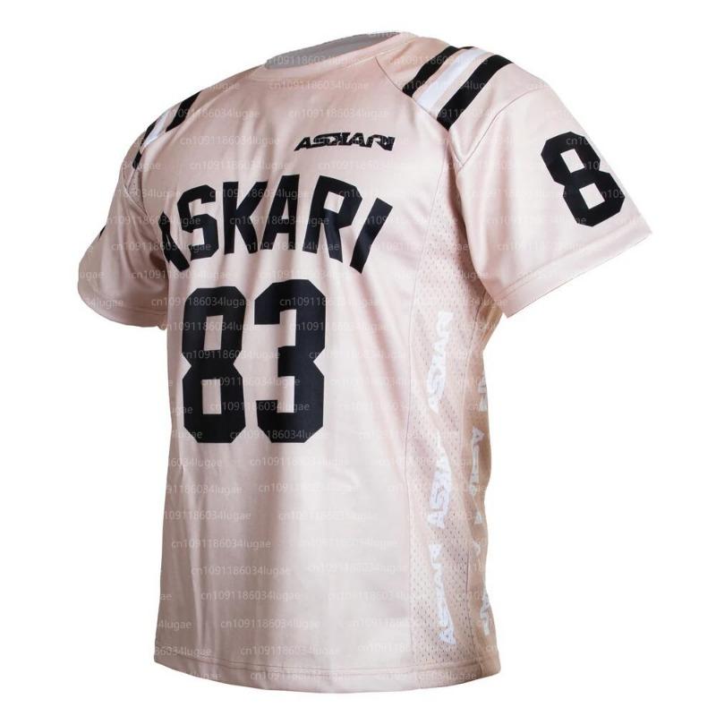 Haijian05 ASKARI Boksen Vechtwedstrijd Design 3D Heren Fitness Korte Mouw T-shirt Ademend Mesh Sport T-shirts Voor Mannelijke Outdoor Training T XL
