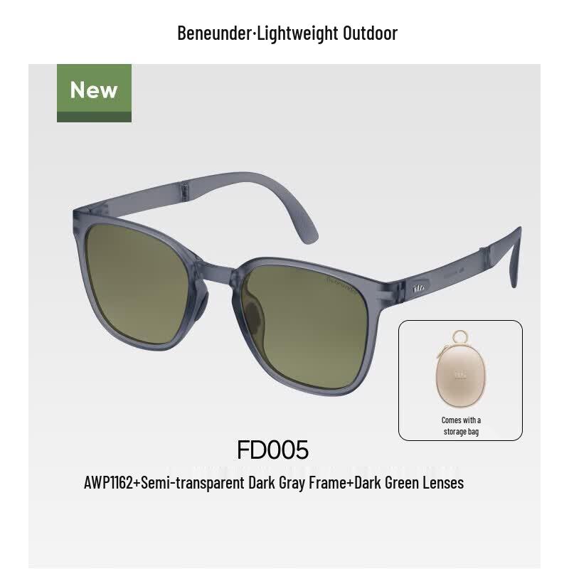Jiaoxia Wellington Lightweight Folding Sunglasses