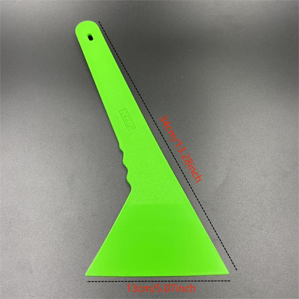 KTM Bevel Glass Scraper Wtih Long Handle Car Wrapping Bubble Remove Tool Auto Body Window Sticker Decal Squeegee Windshield Cleaning Tools