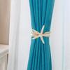 4 Pcs Natural Starfish Curtain Tiebacks, Handmade Woven Rope Curtain-Ties Scandinavian Minimalist Style Curtain Spreader for Outdoor, Hotel, Bedroom