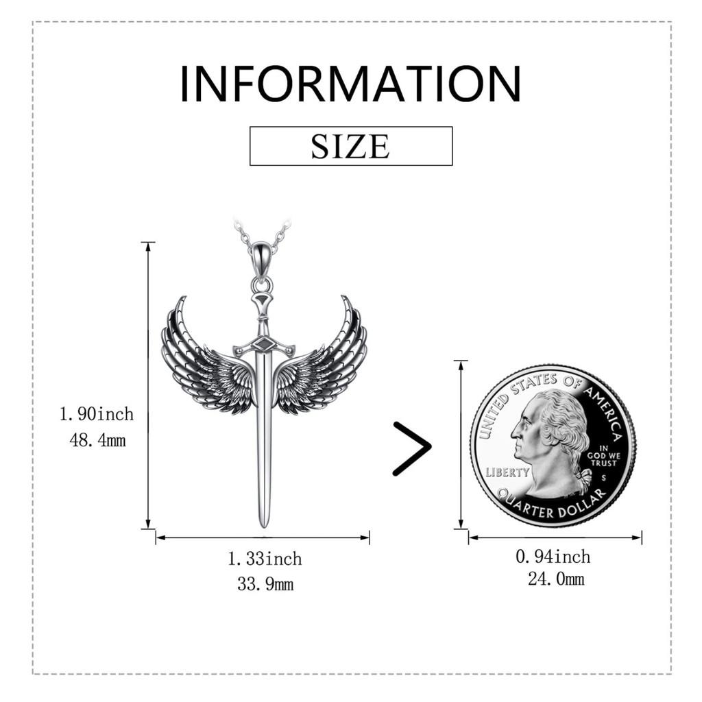 Wings Cross Unique Pendant Necklace With Alloy Material For Daily Urban Style