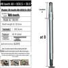 Electric Tricycle Rear Axle Shaft, 16 Teeth, 9 Shaft Head, 6205 Bearing Gearbox, Thickened.
