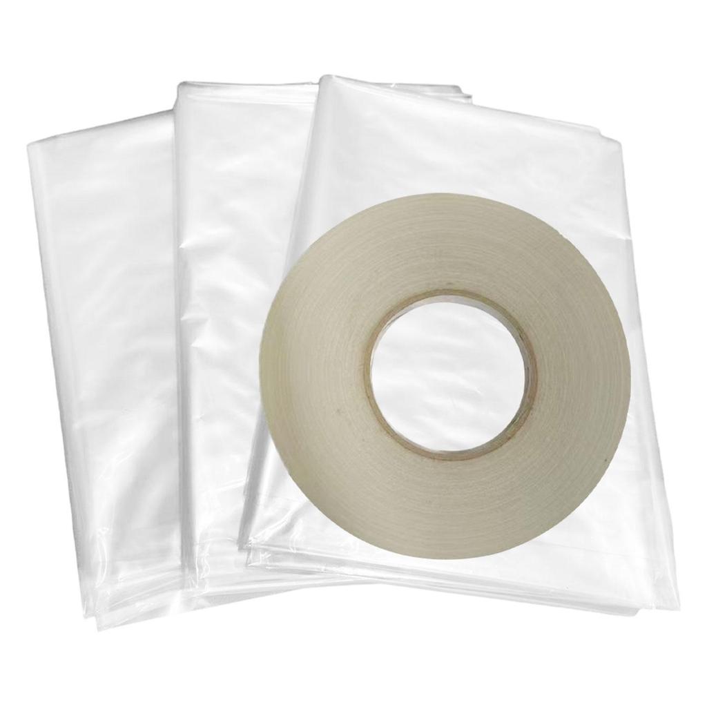 Window Insulation Kit PP Material Strong Adhesive Thermal Film for Attic Bedroom Energy Efficient