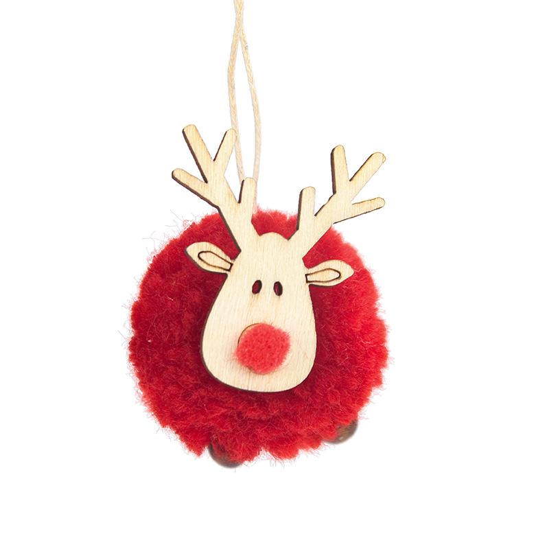 Filz Rentier Weihnachtsschmuck - Kleiner Elch Anhänger zur Baumdekoration