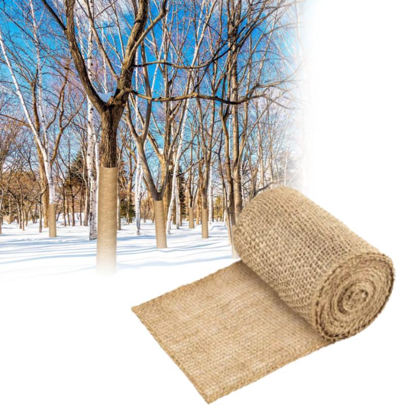 Premium Natural Burlap Tree Protector Roll Versatile Plant Wraps For Tree Protection And Support