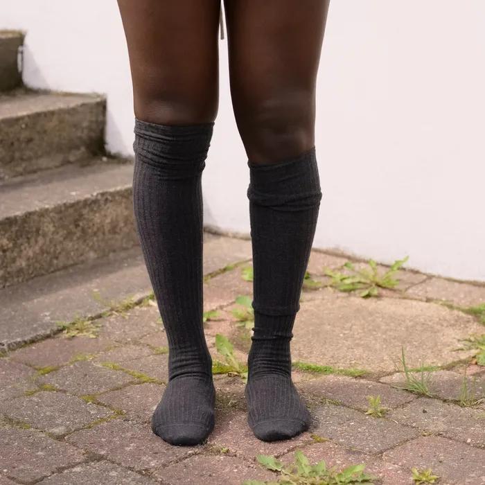 (26SP) OVERKNEE SOCKS (COTTON RIB)