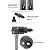 Car Brake Line Flaring Tool Anti  Multi Functional Compact Steel Brake Pipe Reamer for 45 Degree SAE Double Flaring