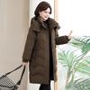 White duck down mother down jacket cold foreign gas new models in the elderly women winter warm thickened coat