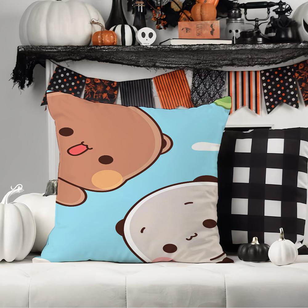 Cartoon Cute O-One Or Two Pillow Case Office Cushions Suitable For Sofa Car Bedroom Decorative Cushion Cover