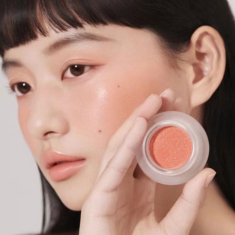 Light Makeup Nude Blush Cream - Natural Complexion Enhancer & Brightening Matte Blush