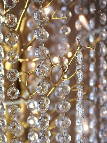 Crystal Garland 100 , Transparent, 1 Piece