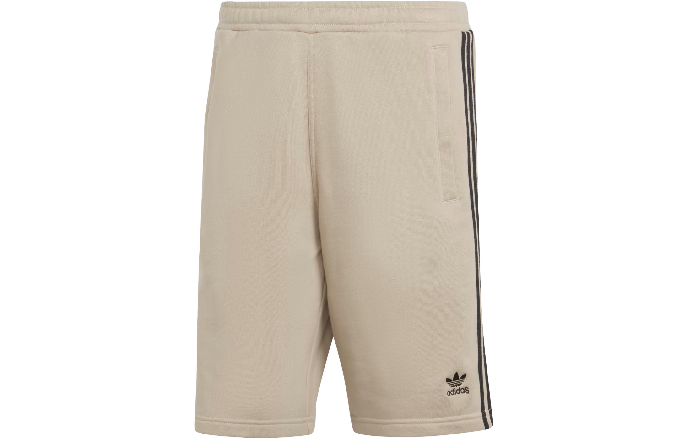 Adidas Originals 3 Stripes Casual Shorts Men s Beige Moderate IP1341