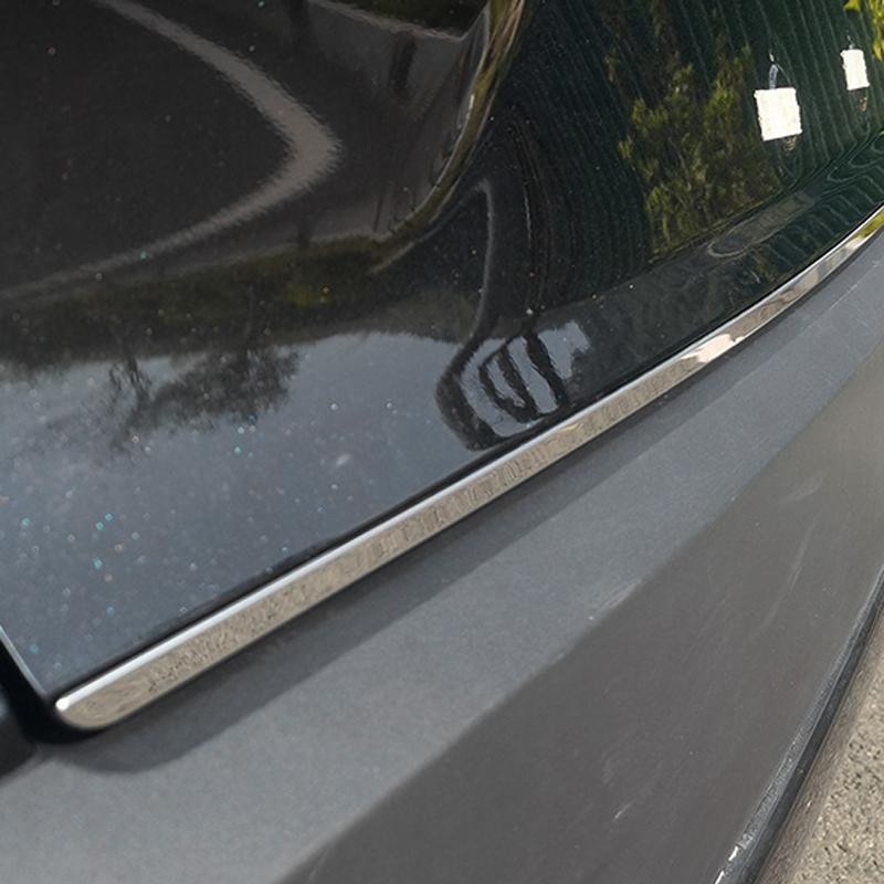 Per Toyota Corolla Cross SUV Finitura Porta Baule Posteriore in Acciaio Inossidabile Adesivo Anti-collisione Porta Posteriore Accessori Styling