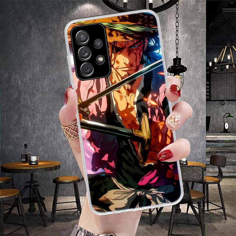 Bleach Kyoraku Shunsui Soft Phone Case For Samsung Galaxy A13 A14 A15 A16 A17 A53 A54 A55 A56 A57 A33 A34 A35 A36 A37 A23 A24 A2