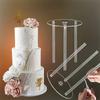 New Multi-Layer Cake Stands Support Straw Frame Mold Tier Set Round Spacer Piling Bracket DIY Cake Decor Pastry Tool for Kitchen