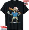 Funny Baseball Skeleton Ice Cream Drip Baseball Men T-Shirt, Unisex Tee Unisex T-Shirt