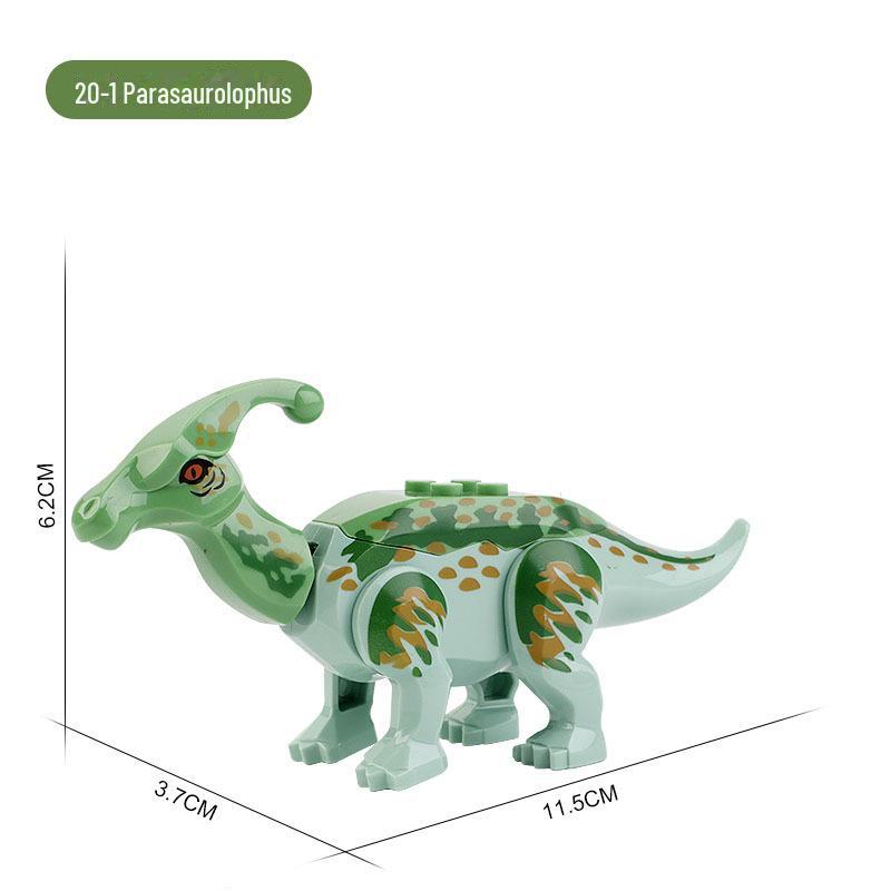 Dinosaur Building Blocks Scene Supplement Pack with Large and Small Particles - One Piece Delivery