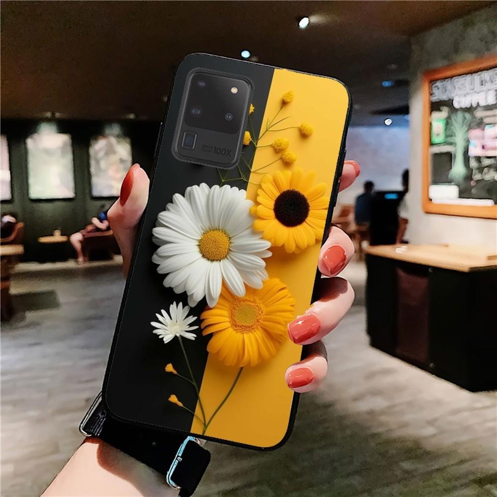 Cute Summer Daisy Sunflower Phone Case For Samsung A 10 11 12 13 20 21 22 30 31 32 40 51 52 53 70 71 72 73 91 13 Shell