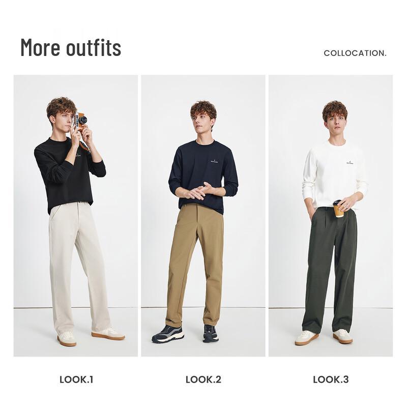 Navigare Men's Crew Neck Long Sleeve T-Shirt