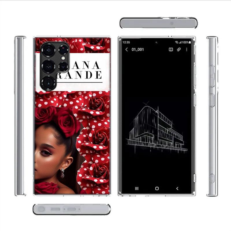 Ariana Grande Cases Phone Case for Samsung Galaxy S26 Ultra S25 Edge S24 S23 FE S21 Plus S20 S22 S10 Cover TPU Capa Shell Shockp