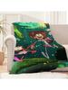 Gioco A-Amphibia Coperta Carina Morbida Confortevole Peluche per Pisolino Adatto per Soggiorno Ufficio Camera da Letto Compleanno Casa Regalo