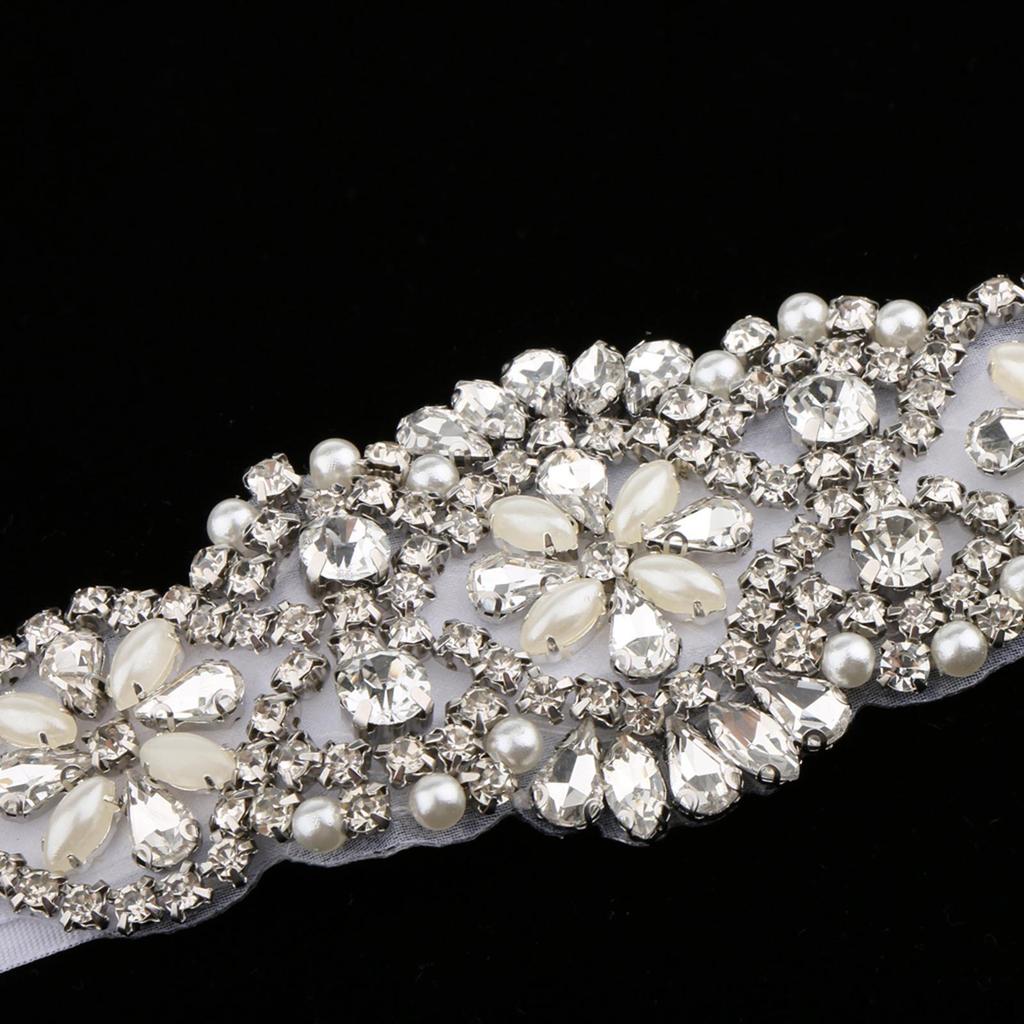 Belt with Pearls Artificial Dress Wedding Decoration