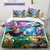 DRAGON BALL Pattern Bedding,Quilt Set Quilt Cover Pillowcase Home Birthday Gift (1 * Duvet Cover + 2 * Pillowcase, Without Core)