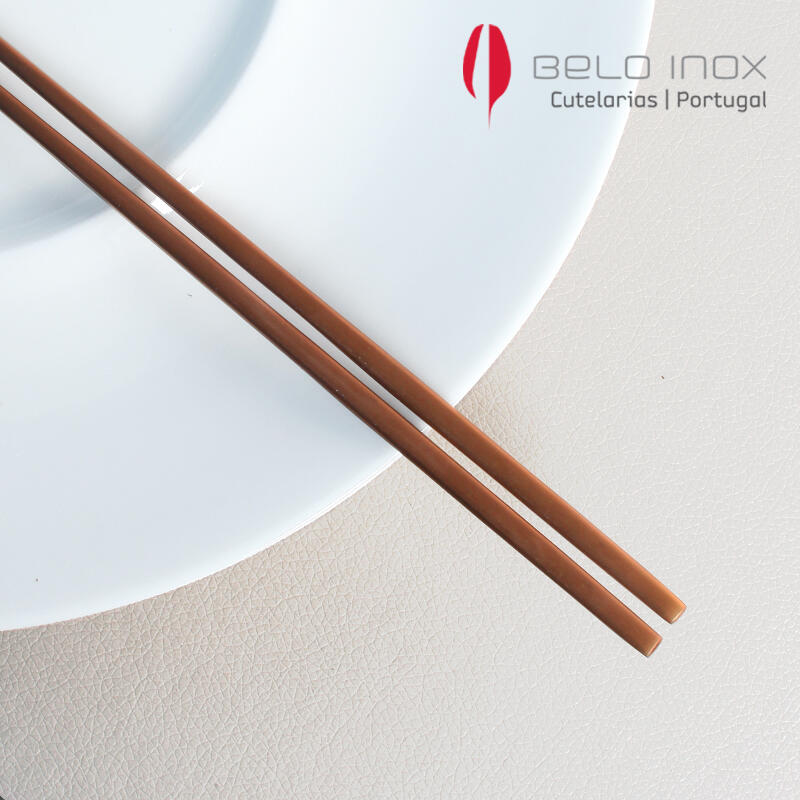 

[belo inox] Spirit Titanium Bronze Chopsticks (Matte)