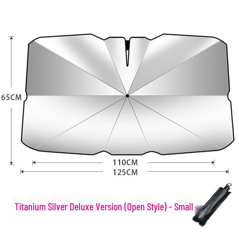Thickened Windshield Sunshade Umbrella - Heat Insulation & Sun Protection