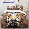 Cartoon Pattern Bedding Quilt Set Quilt Cover Pillowcase Home Decoration Birthday Gift (1 * Duvet Cover + 2 * Pillowcase, Without Core)