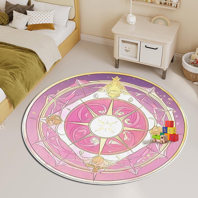 Kulatý koberec, Podložka pod domácí počítačovou židli, Velkoplošný do ložnice, obývacího pokoje, pod konferenční stolek, pod závěsný koš, Koberec s magickým polem, Odolný proti skvrnám