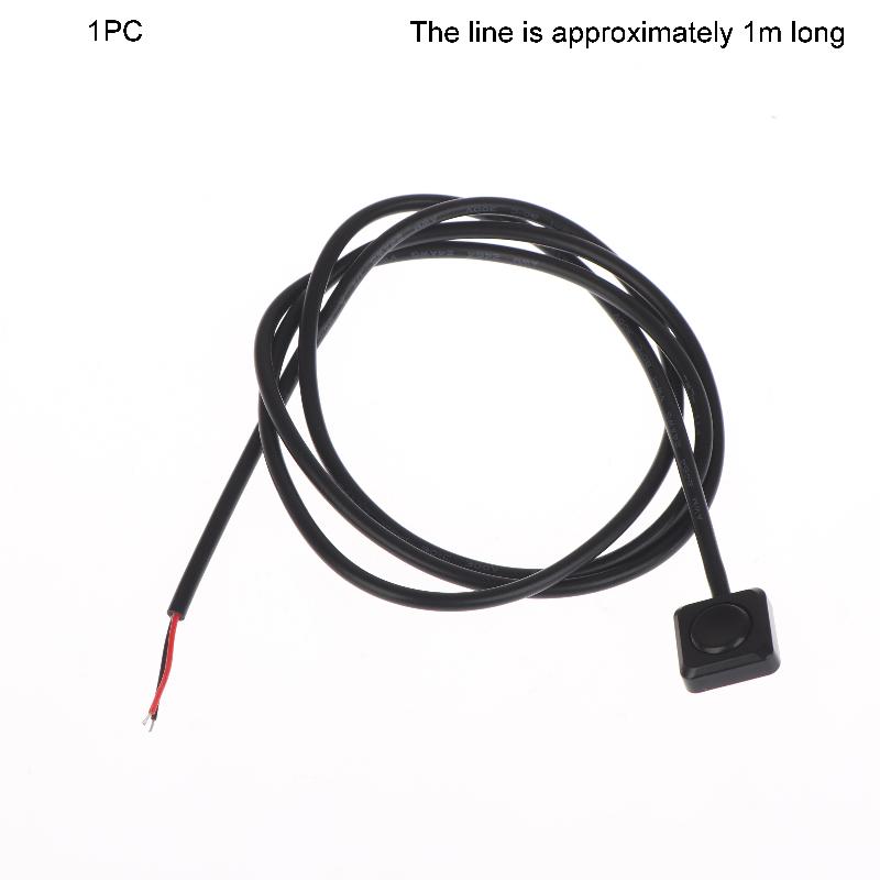 Auto Modifikation Klebeschalter, Mini Momentary Drucktaster, Klebe-DIY Auto Drucktaster, 12V Ein/Aus-Taster