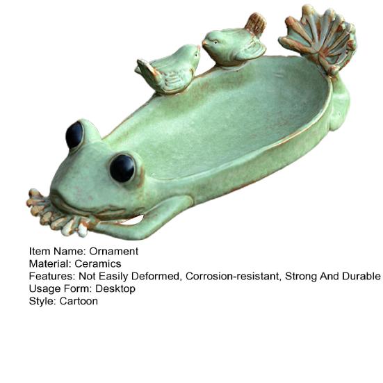 Bienenfutterspender in Froschform, niedlicher Futterspender aus Keramikharz, Gartenbewässerungsbecher, saftiger Blumentopf