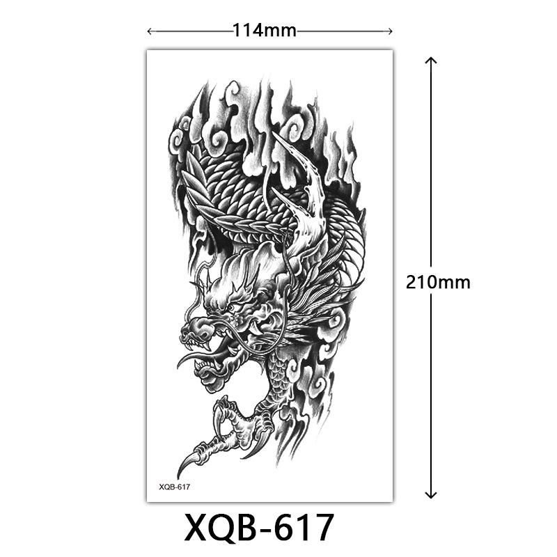 Small Full Arm Tattoo Sticker, Flower Letters, Plain Flower Tattoo Sticker Tattoo
