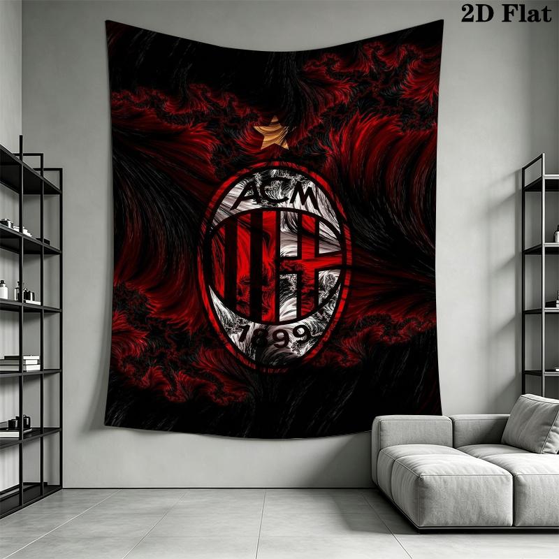 Llx0916Ac Milan Wall Tapestry Aesthetic Wall Hanging Printed Fabric Blanket Decorative Tapestries for Bedroom Living Room Home Decor