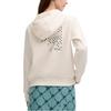 FILA Fashionable Casual Knitted Hoodie Women hoodies Cloud-Mushroom-White F11W518206FWT