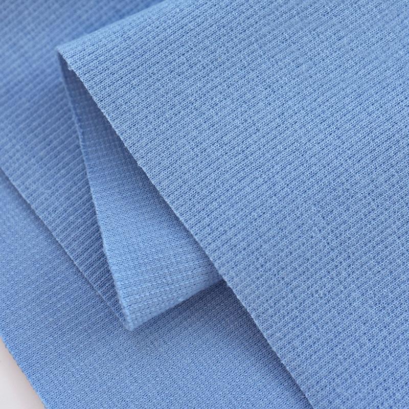 Tecido Canelado Algodão Elastano Tricô Elástico Punho Cós Perna Braços Moletom Parte Inferior Camiseta Tops Acabamento Canelado Jersey Tecido Canelado