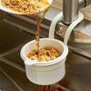 2-In-1 Sink Filter Basket with A Press-Open Lever Adjustable Faucet Hook Clog-Resistant Filter Mesh Durable Kitchen Draining Basket Anti-Clogging Tool