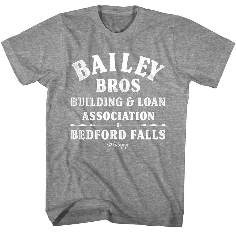 It a Wonderful Life Bailey Bros Men T Shirt Building Loans Association L