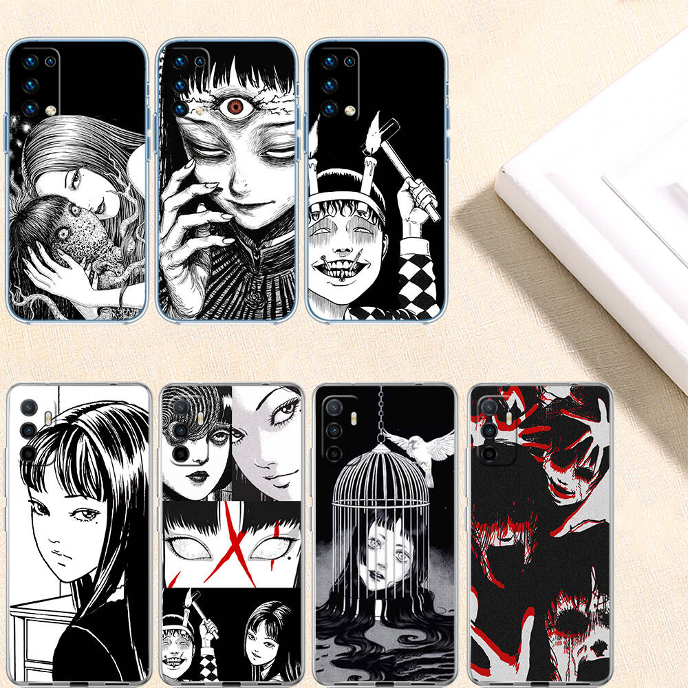 Junji Ito Tomie Phone Case for Motorola G14 G15 G24 G30 G31 G32 G34 G41 G42 G51 G52 G50 G60S G60 G62 G72 G71 G73 G84 G85 G200 E32