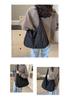 2026 Early Spring Women's Large Capacity Dumpling Crossbody Bag - Simple Down Cotton Jacket Style, Korean Casual Shoulder Bag