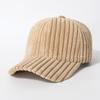 Trend Striped Men'S And Women'S Hats Baseball Cap Cap Cap Season Thickened Warm Casual Hat