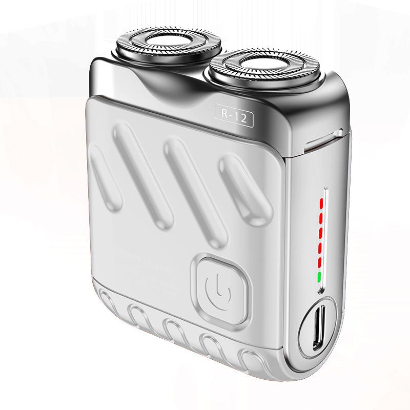 Portable Electric Beard Shaver: Mini Super Clean Razor for Men