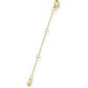 Estensore per Collana in Oro 14K per Donna, Catena Estensore Delicata per Bracciale in Oro, Cavigliera Estensore Gioiello Delicato Ipoallergenico con Moschettone 2 pollici