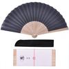 Keichindo Paulownia Box High-Quality Hemp Fan Traditional 23cm Unisex Mens Gift Wrapping