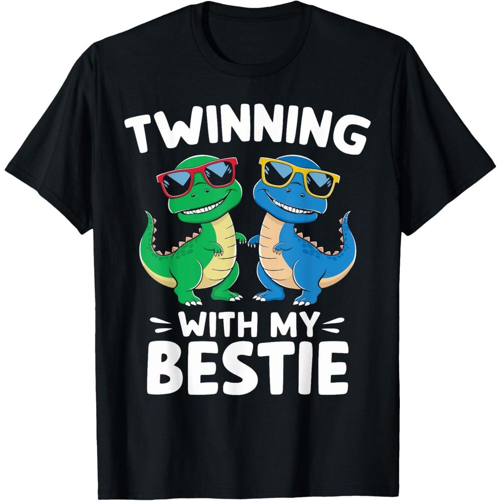Twinning With My Bestie, Friends Spirit Week Boys Boys Girls Day T-Shirt XL чёрный
