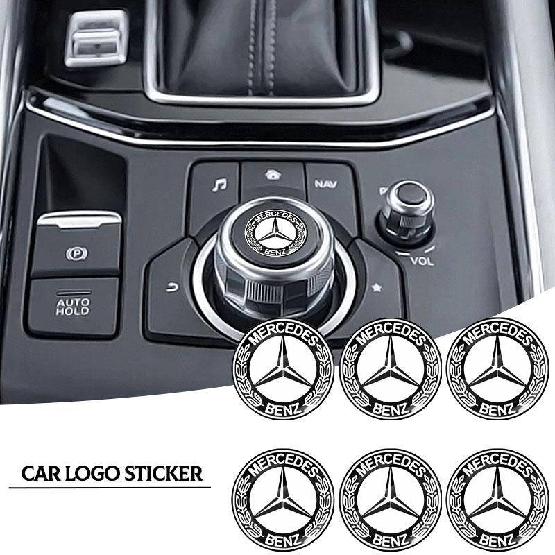New Car Sticker Lock Keyhole Stickers Door Lock Protect Auto Styling For Mercedes-Benz C500 C200 C300 A B C E GLA CLA GLK GL ML GLE V177 W247 W207
