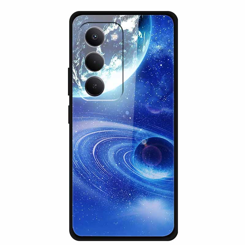 For Redmi 15 5G Case 6.9" 25057RN09E Tempered Glass Hard Covers For Redmi 15 4G 2025 Luxury Phone Cases Protective Bumper Fundas