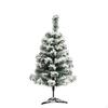 SnowFlocked Small Christmas Tree | Miniature, Tabletop Tree, for Indoor 45CM 40T Plastic