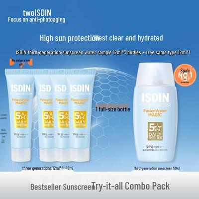 ISDIN Εξαιρετικά Ελαφρύ Αόρατο Αντηλιακό Υγρό SPF50+ PA++++